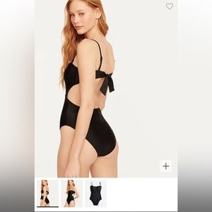 I.Crew Cutout tie-back one piece